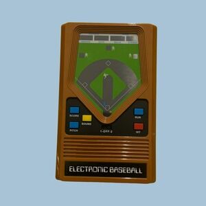 Vintage Mattel Baseball Handheld Electronic Arcade Game - Tested &‎ Working